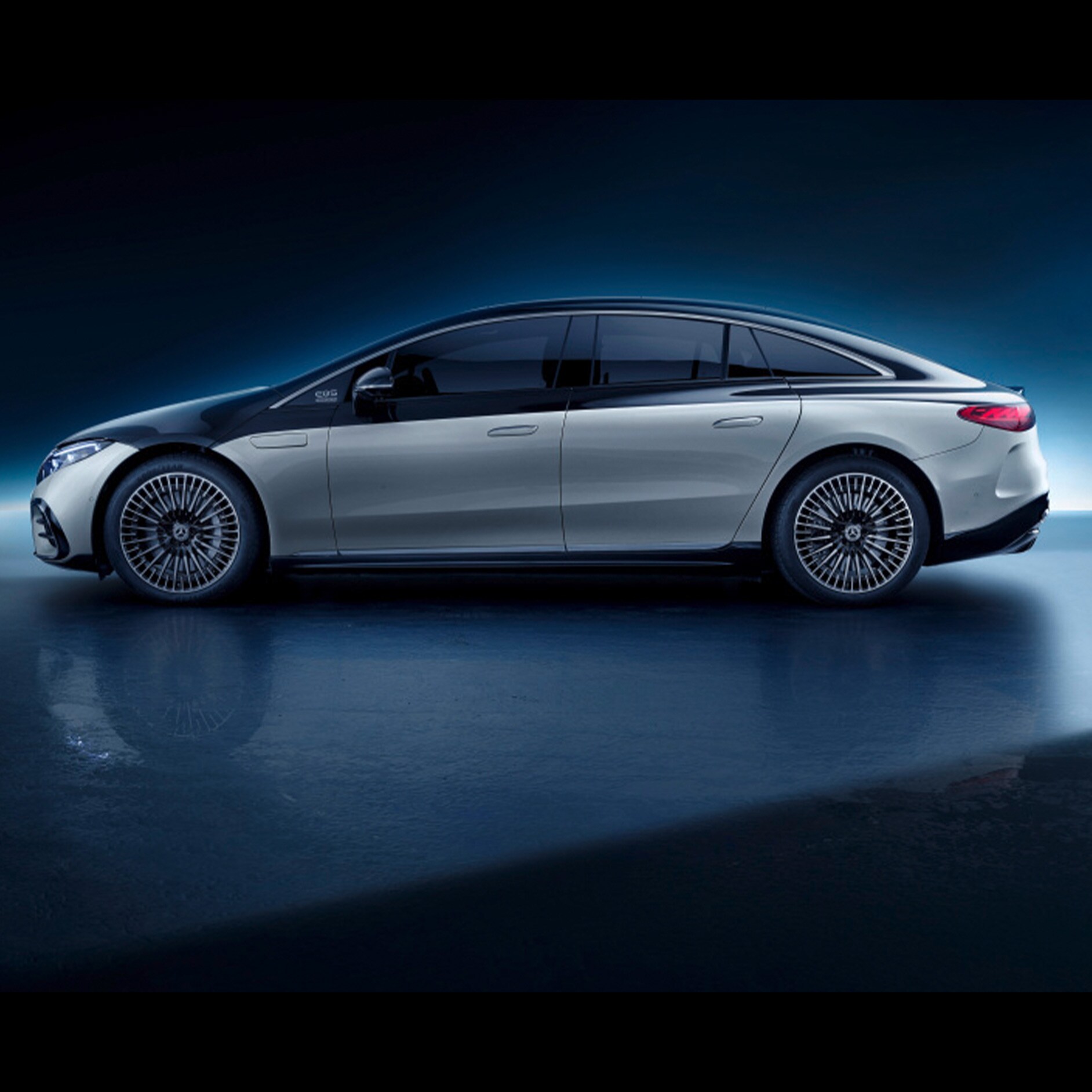 EQS | Mercedes EQ Side view of the EQS from Mercedes-EQ